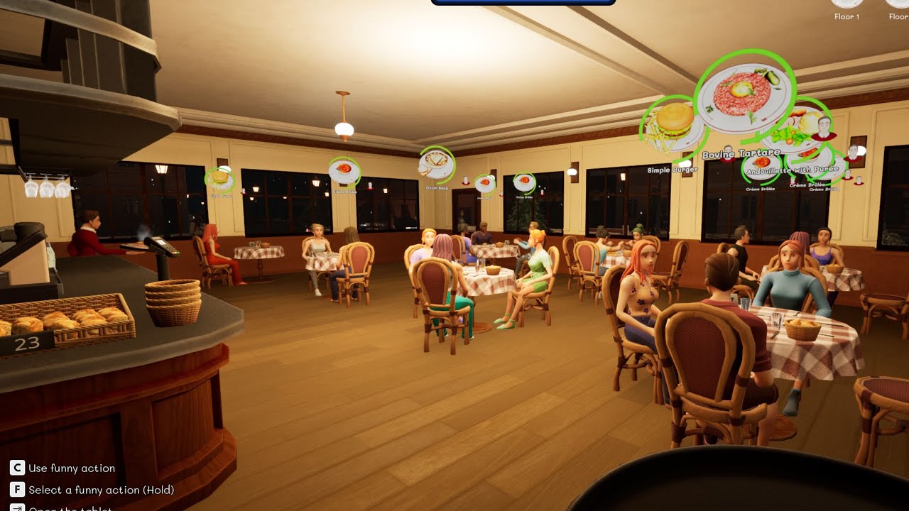 Parisian Brasserie Simulator #4  (New Simulator game )
