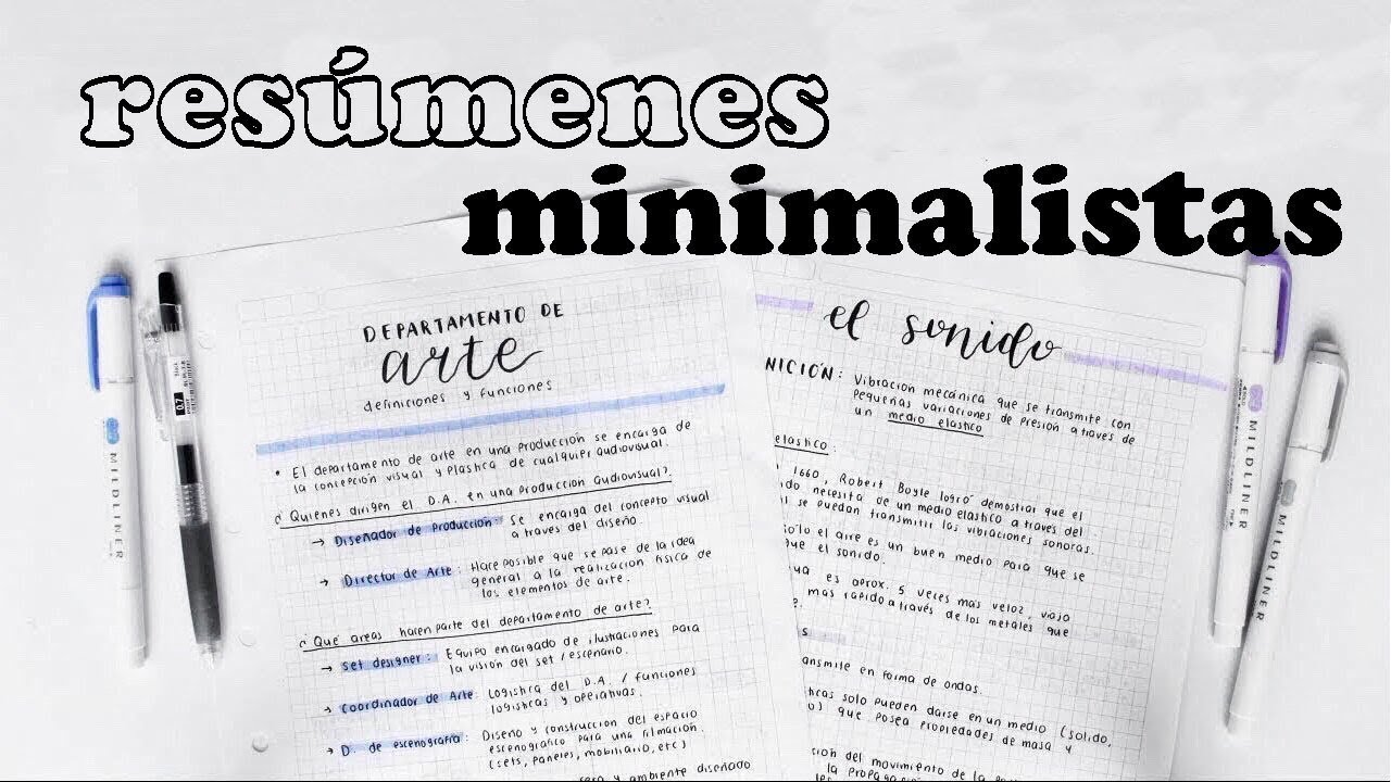 CÓMO HACER RESÚMENES ORGANIZADOS y LINDOS para ESTUDIAR + flashcards