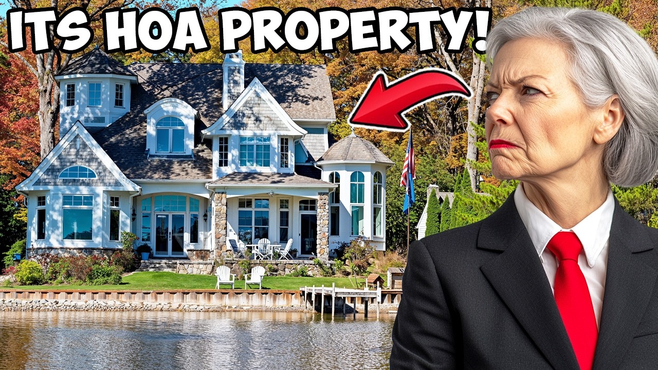 HOA Karen LOSES it Cuz I Refuse To Let Them Use My Lake Property! I’m NO Member!