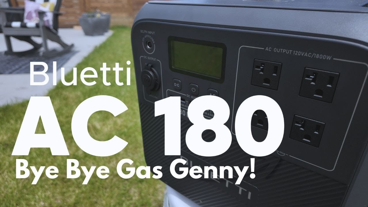 NO MORE GAS! Bluetti AC180 Powers All My Travel and RV needs!