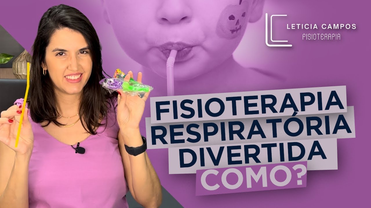 Recursos lúdicos para fisioterapia respiratória pediátrica