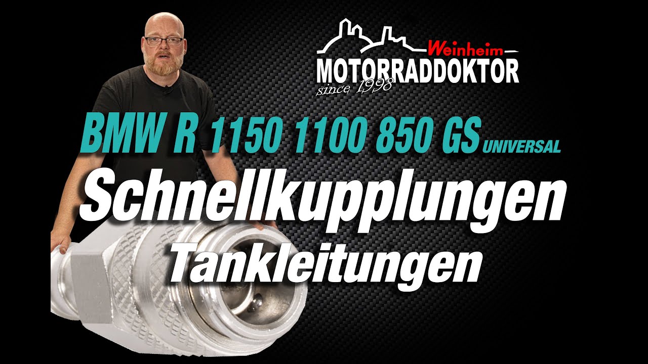 BMW R 1150, 1100, 850 Tankschnellkupplungen Ersatz| Motorrad | CPC | #motorraddoktor