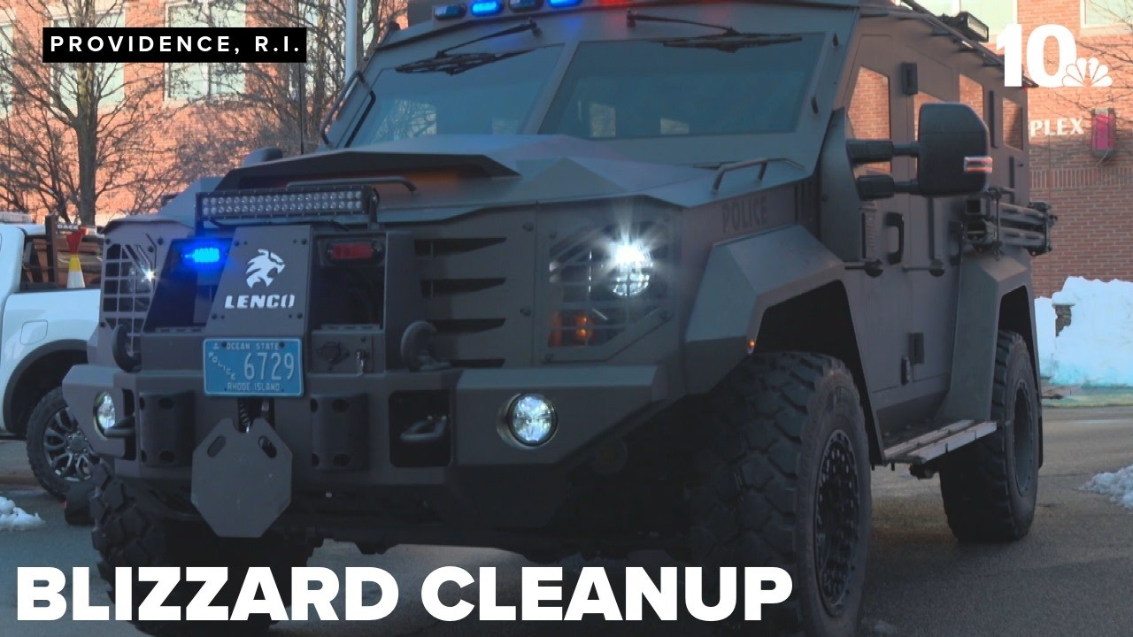 Providence police handle tough rescues during blizzard with BearCat