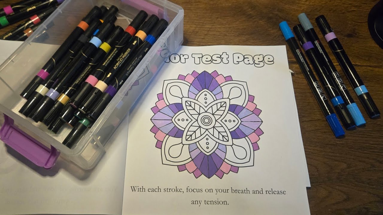 ASMR Color with Me | Relaxing | Marker Sounds | Part 2