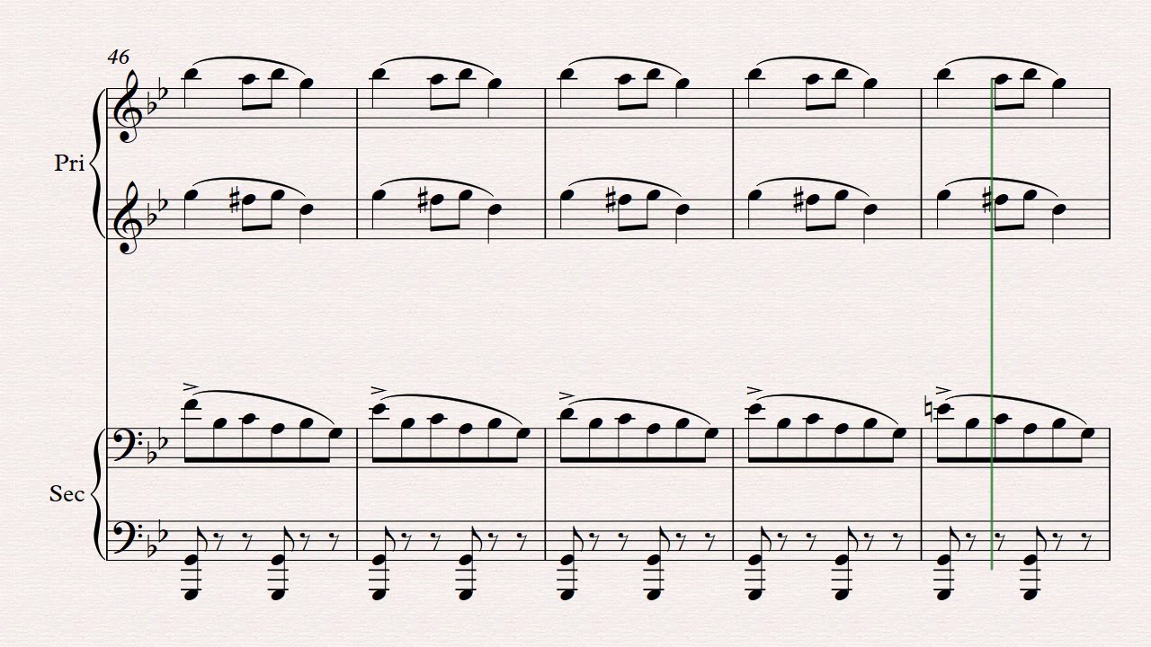 Carol of the Bells 'Shchedryk' for 1 piano 4 hands