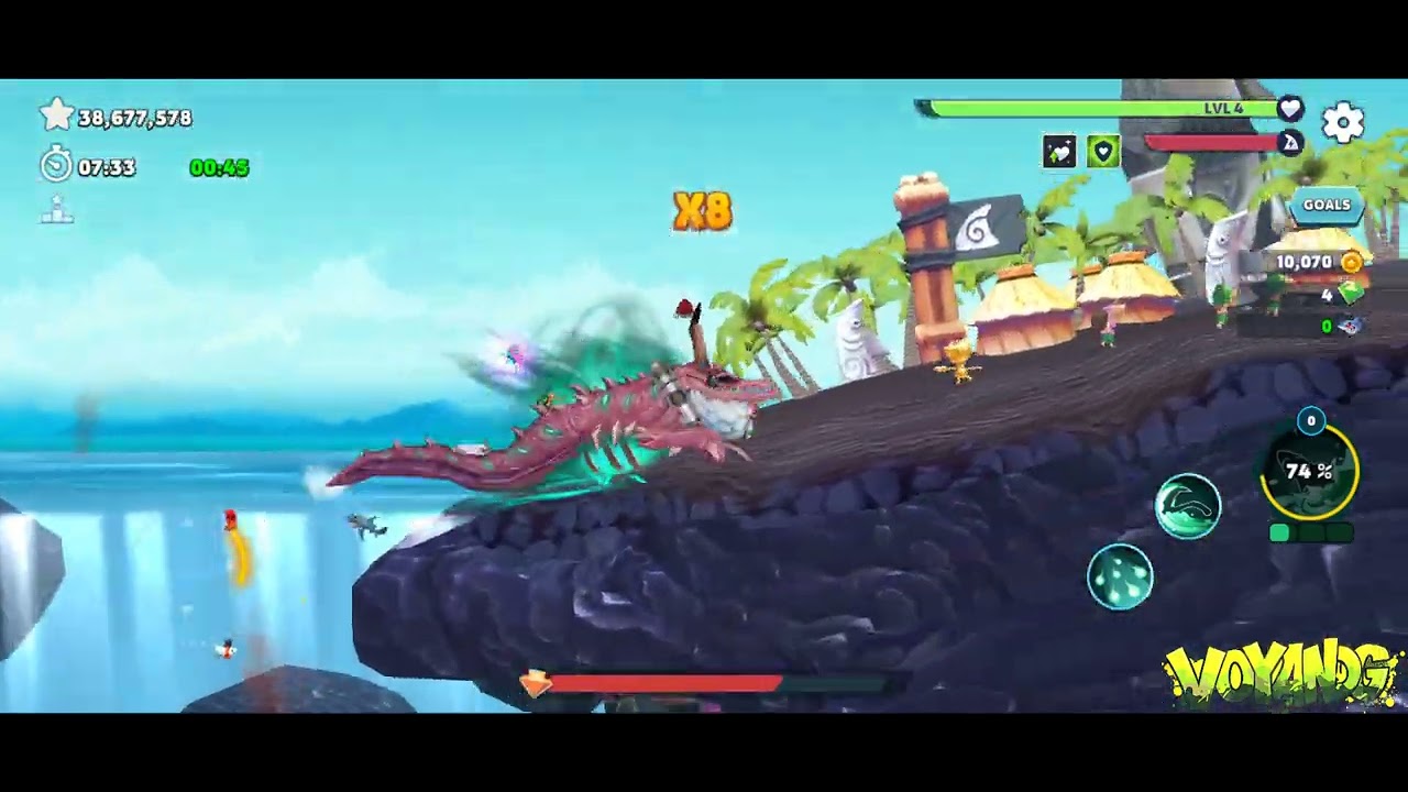 Astaroth - Demon Shark - Giant Crab - Level 4.2 - Hungry Shark Evolution 