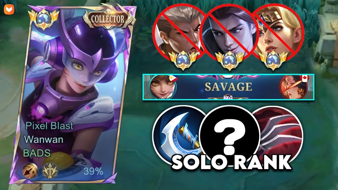 SOLO RANK WANWAN GLOBAL INSANE SAVAGE!! 👀 (broken build💯)