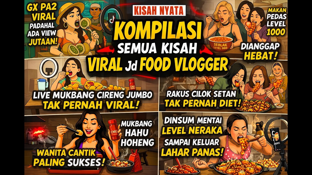KOMPILASI MUKBANG PALING VIRAL  1 JAM ++ II SINETRON AZAB