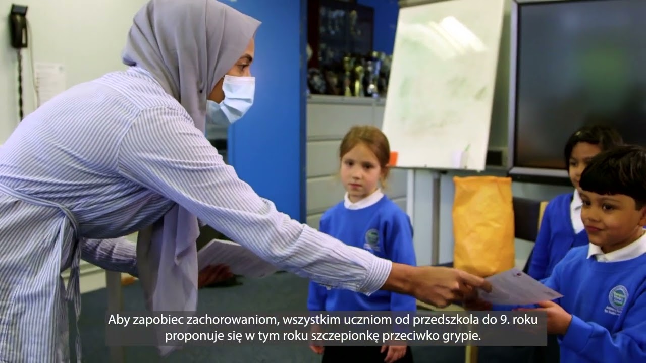 NHS Flu Vaccinations for Children [Polish Subtitles]