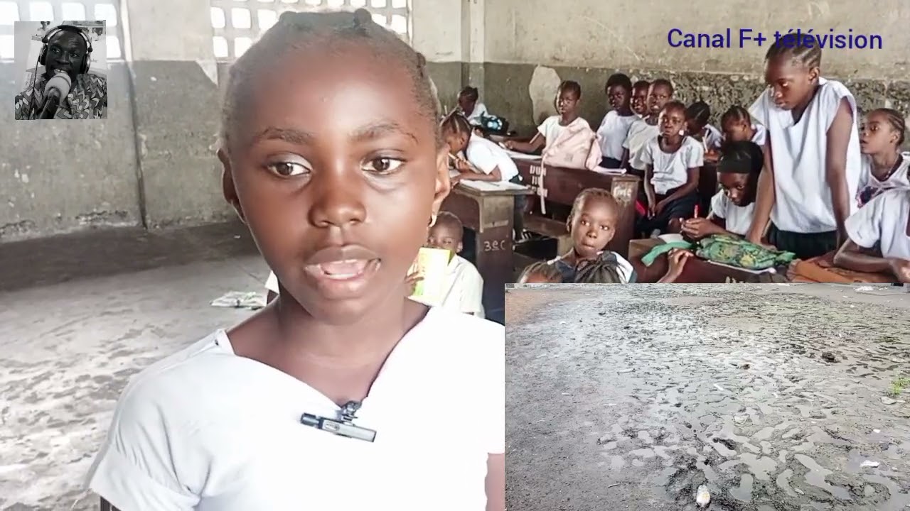 Canal F+ : Les élèves filles de l'EP 2 Ngaba (Saint Adrien) étudient dans les conditions inhumaines
