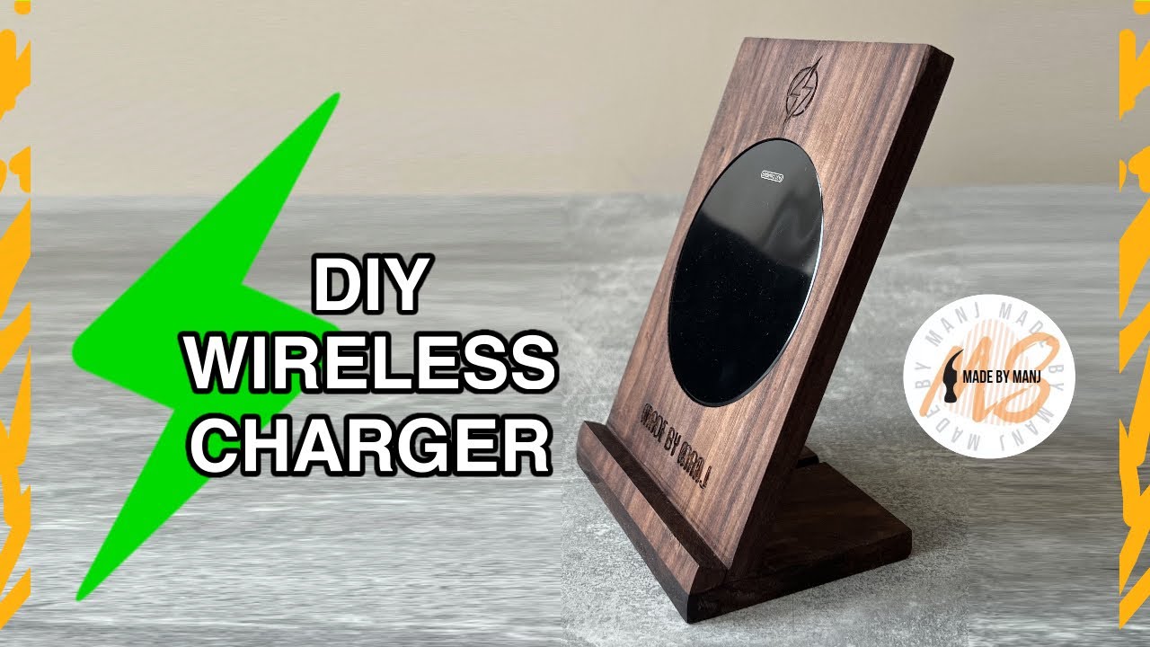 3018 CNC DIY Walnut Wireless Charger