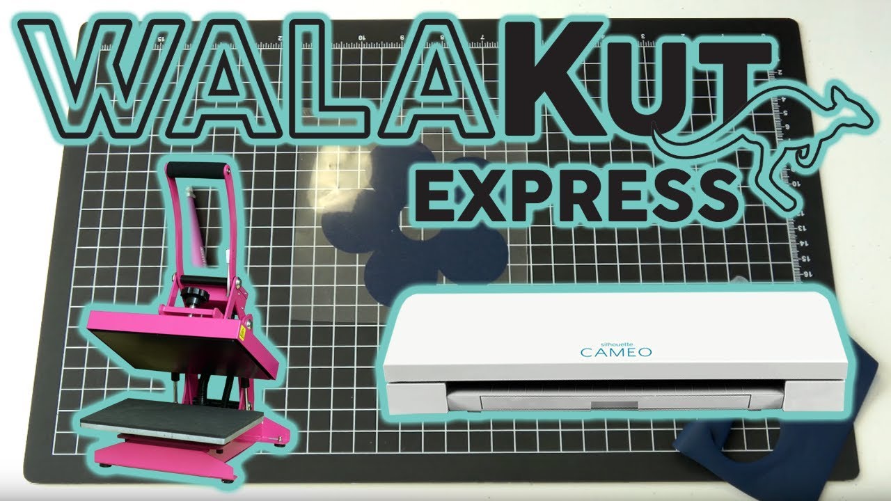 WALAKut Express HTV + Silhouette Cameo 3 &  Hotronix Craft Heat Press