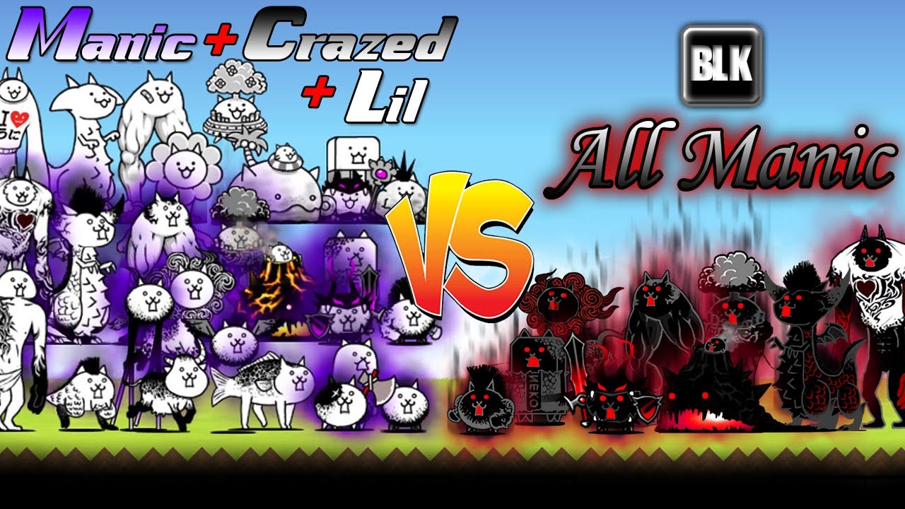 The Battle Cats - Manic + Crazed + Li'l Cats VS Black Manic!