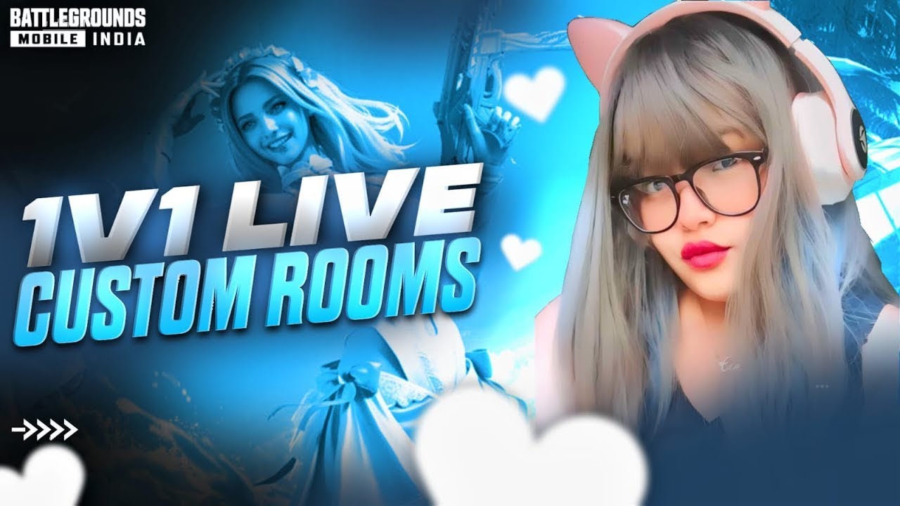 1v1 tdm live bgmi WITH TEAMCODE BGMI WITH KRISA💗 