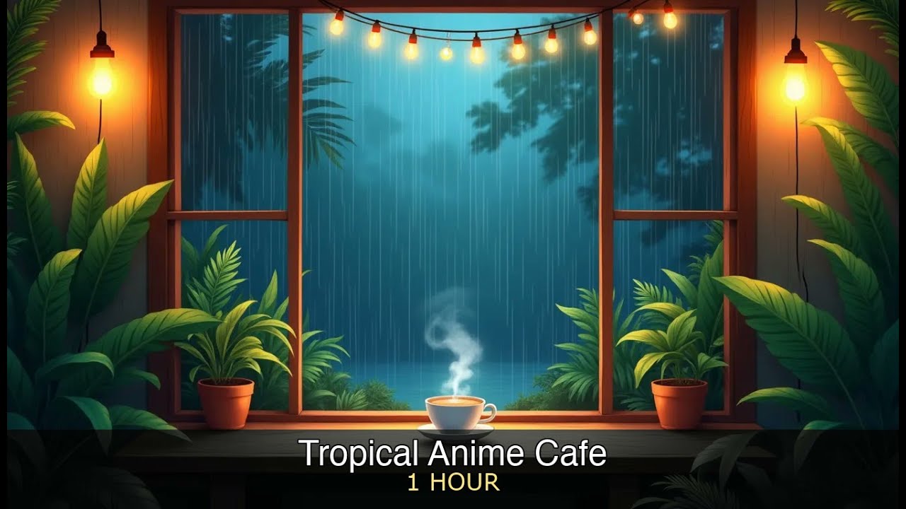 Tropical Anime Cafe | 1 Hour Bossa Nova for Deep Focus