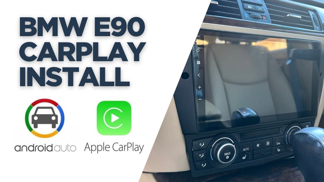 MAKE YOUR BMW E90 LOOK NEW AGAIN! Apple Carplay Install