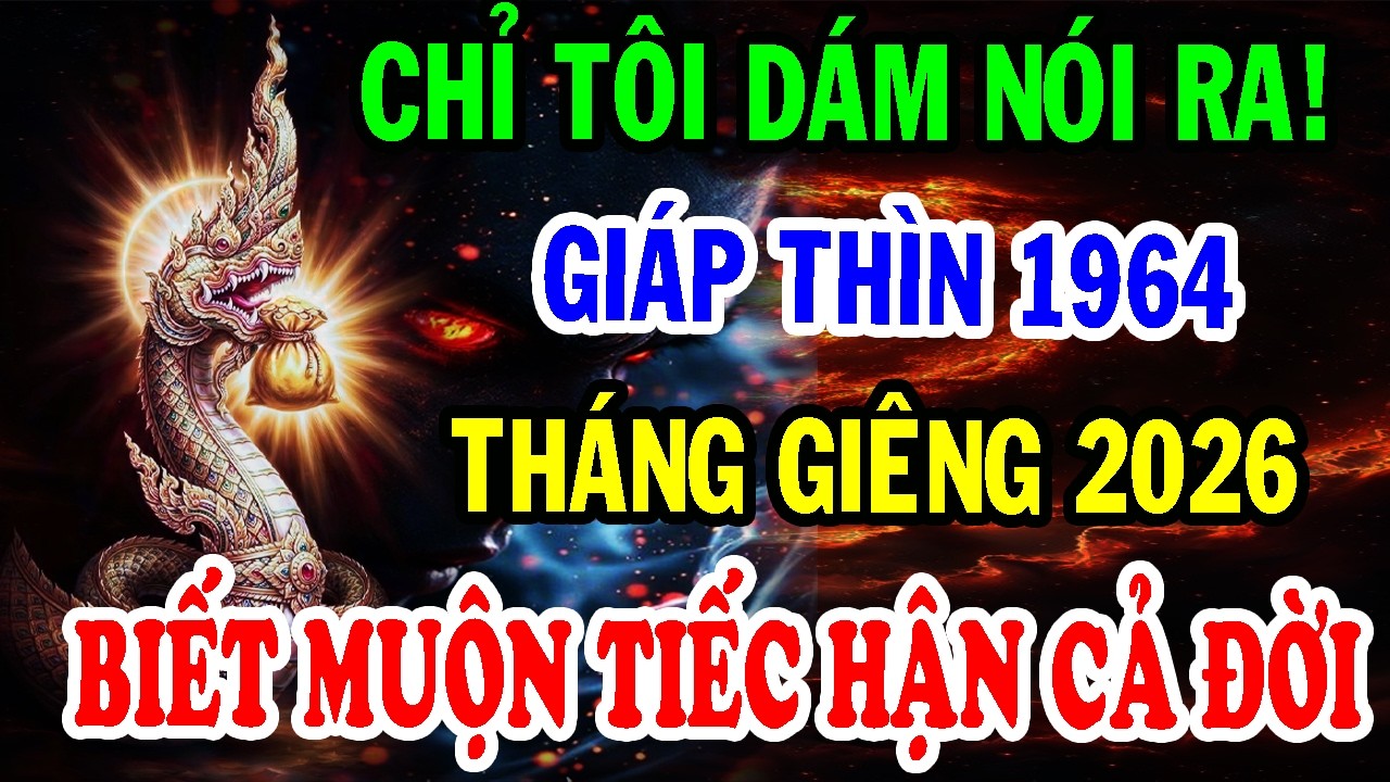Tin Vui Chấn Động: Giáp Thìn 1964 Tháng 1 Âm Bất Ngờ Được Thần Tài Ban Lộc Biết Muộn Tiếc Hận Cả Đời