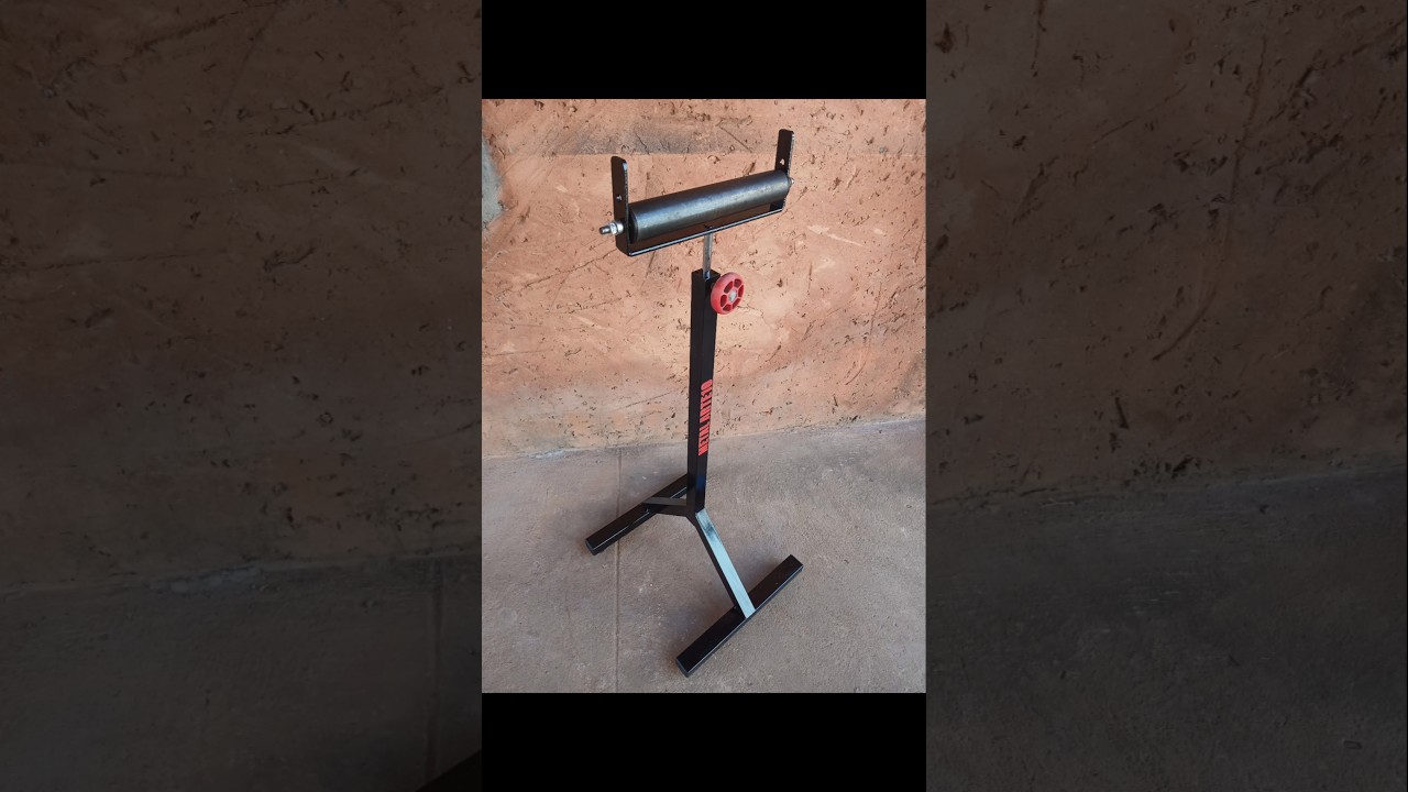 Cavalete de apoio com rolete #serralheria #welding #migwelding #metalworking #soldador #tools #diy