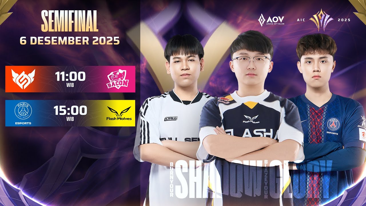Semi Finals AIC 2025 | Garena AOV Indonesia