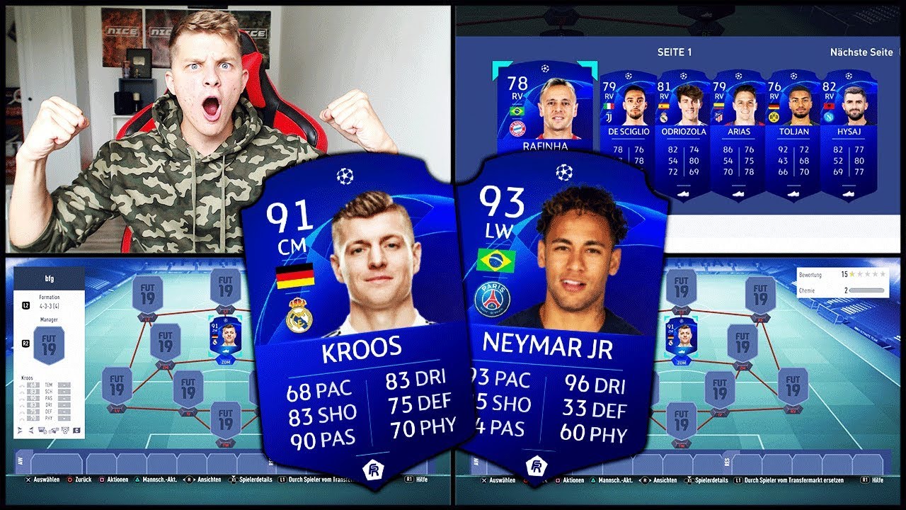 Fifa 19: Nur Champions League Karten in 91 KROOS Buy First Guy Discard Challenge! - Ultimate Team
