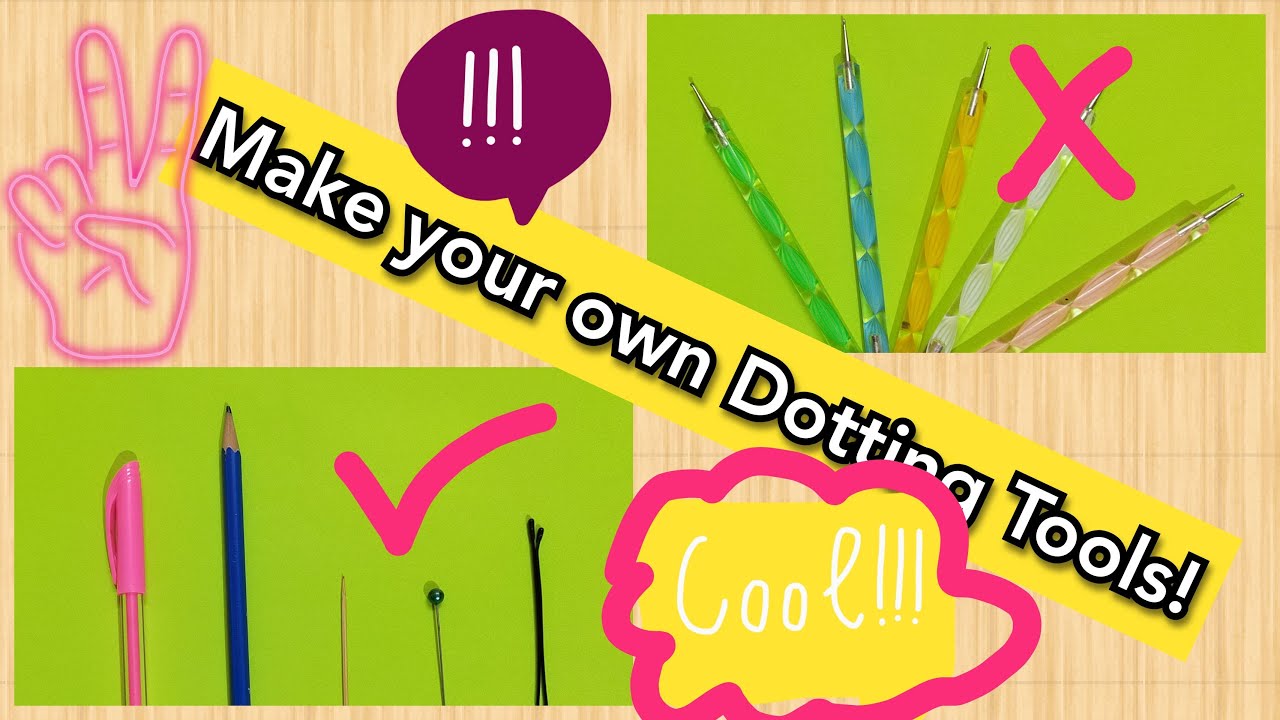 How to make your own Dotting Tools at Home | Nail Art Tutorial | The Nail Art Stories |