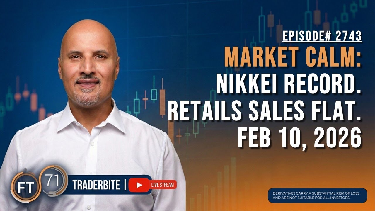 RETAIL SALES PREP & JAPANESE RECORDS: Record Nikkei Highs | TraderBite Feb 10 # 2743