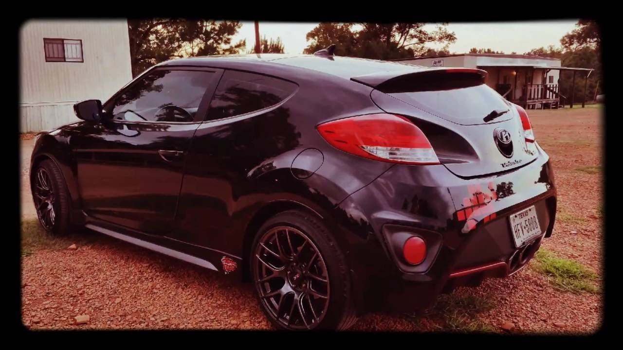 Veloster Turbo Super Pro-street Spin Tech axle-back exhaust sound clip. super deep sound!!