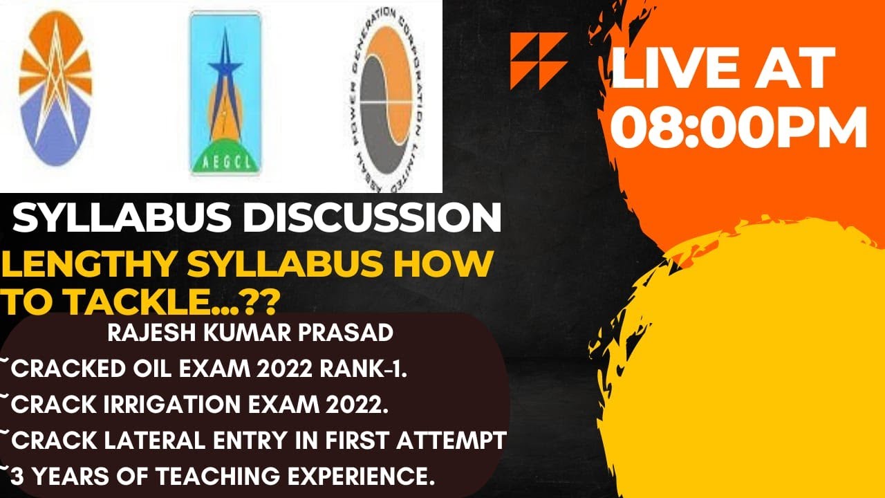 Syllabus Discussion|| AEGCL APGCL