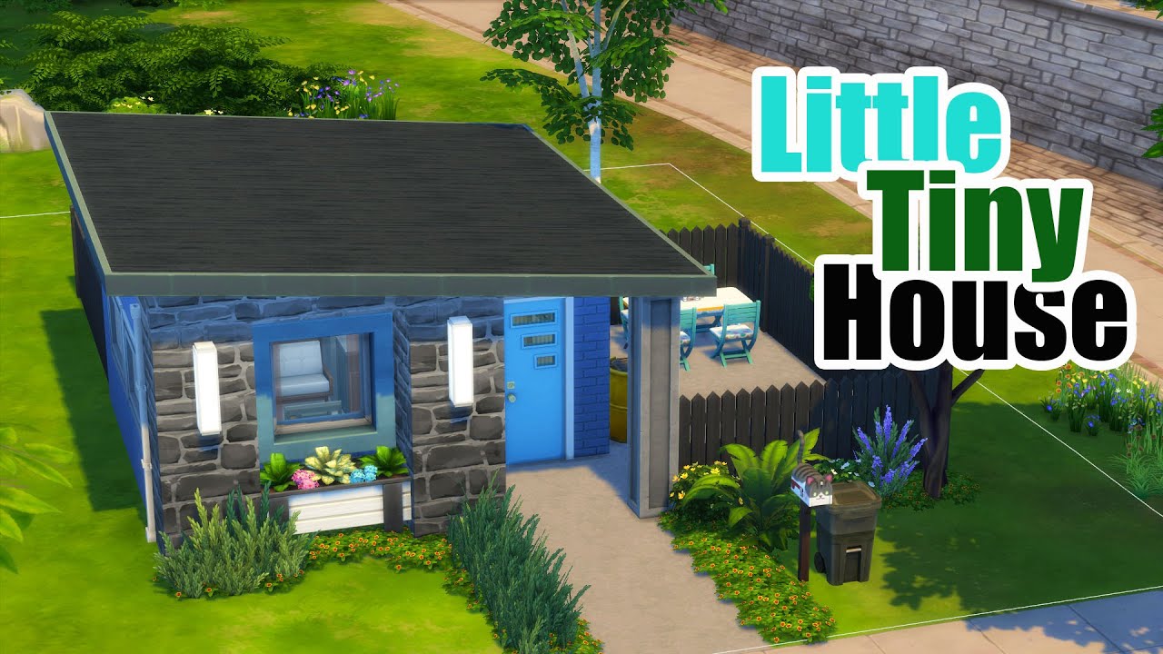 Маленький Компактный Дом // The Sims 4 Speed Build