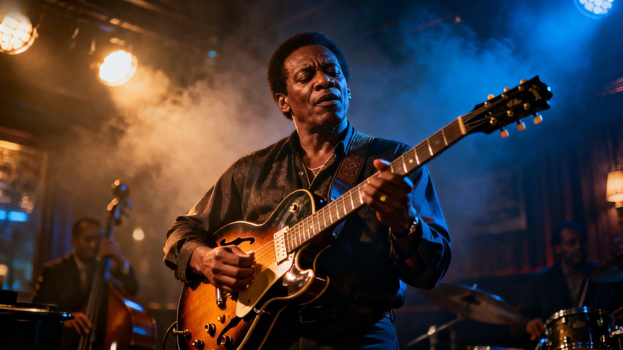 Emotional Blues Groove – Guitar Jam Session