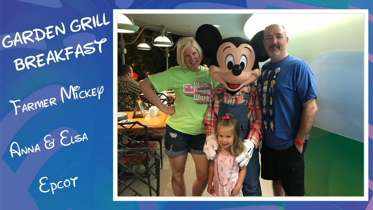 Anna & Elsa / Garden Grill Breakfast / Living with the Land