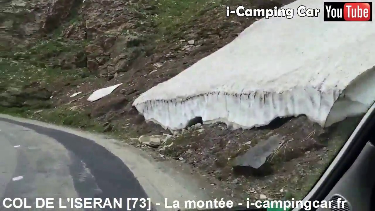 COL DE L'ISERAN [73] - La mont&eacute;e en Camping Car