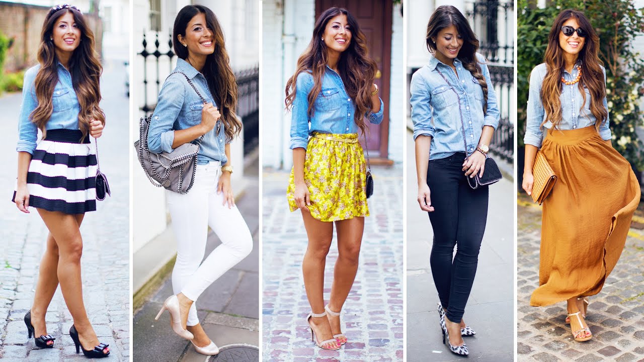 Denim Shirt | 5 Ways