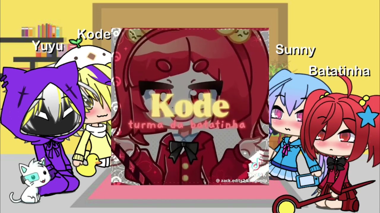 Turma da batatinha react (potetofish) ( kode x yuyu não sei o nome do ship :3)