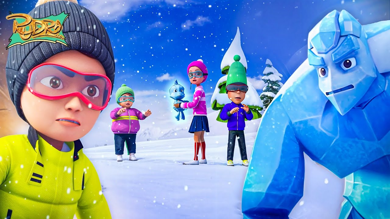 Rudra Pe Barfili Danav Ne Kiya Attack 😱  Rudra Ki Fun Holidays To Antarctic ❄️ | Rudra | Kiddie Land