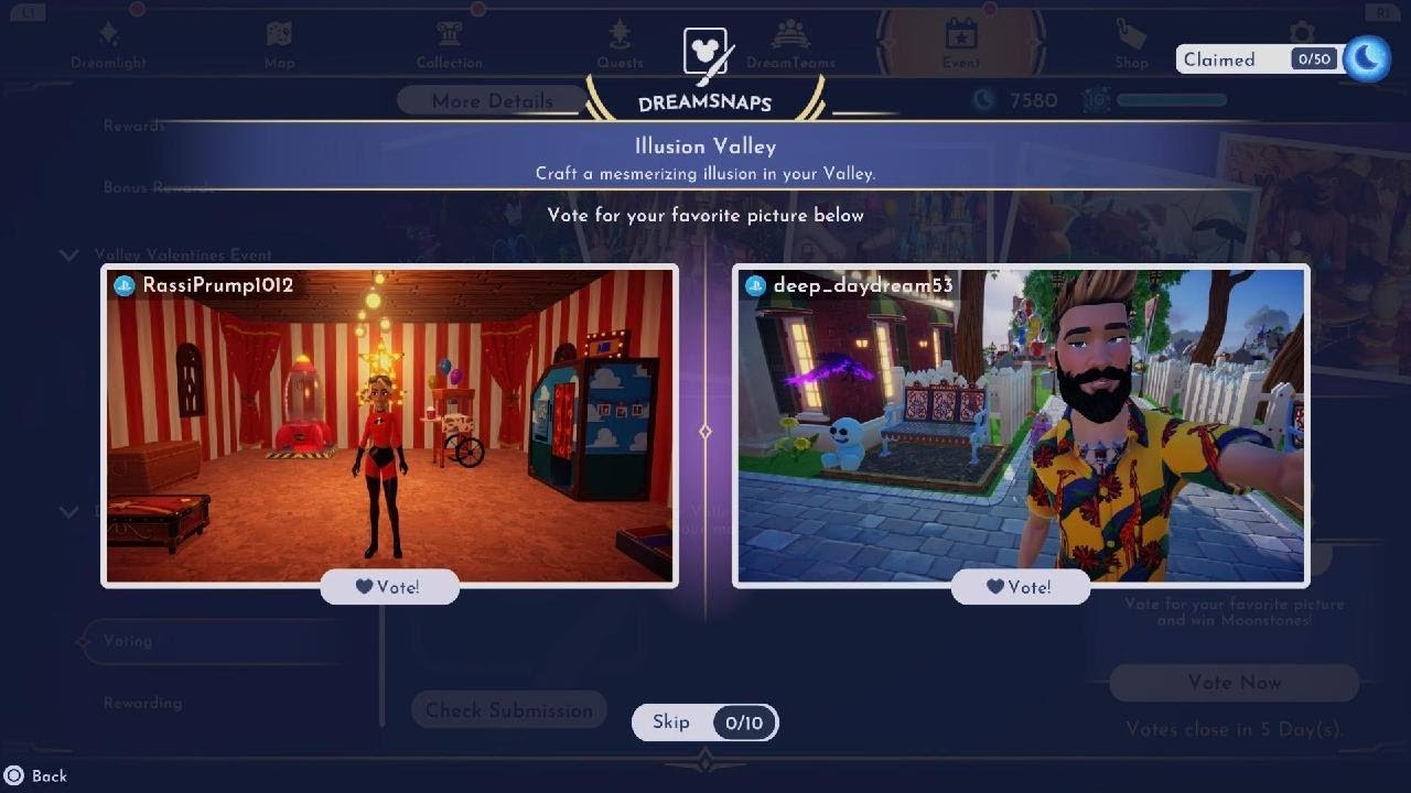Disney Dreamlight Valley Voting llluson Valley