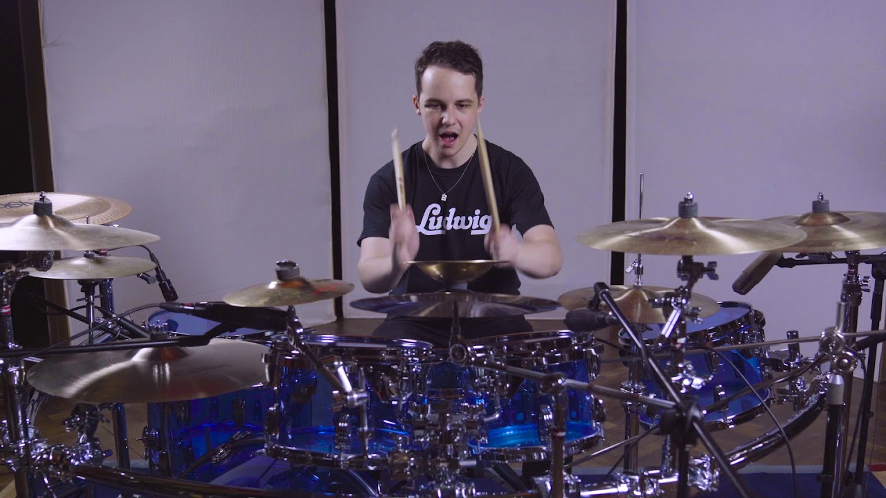 Ludwig Vistalite - Jan Meduna - Blue Accent
