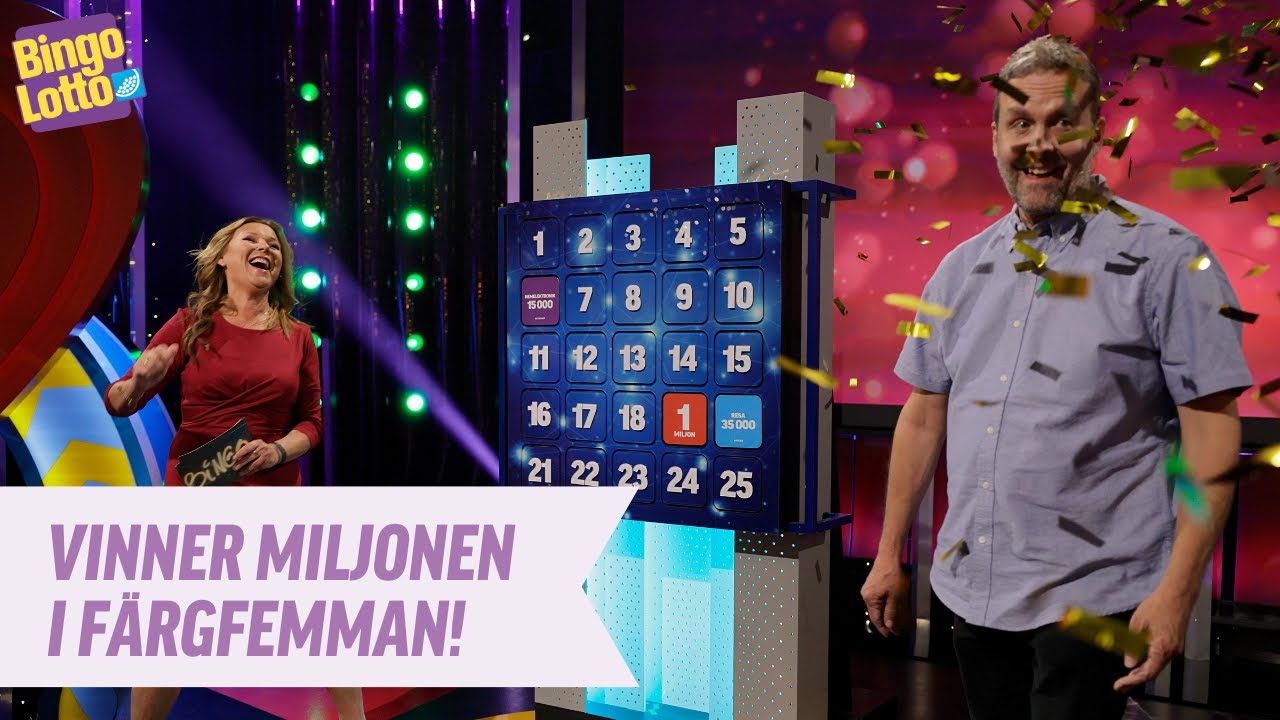 Patrick vinner MILJONEN i Färgfemman!