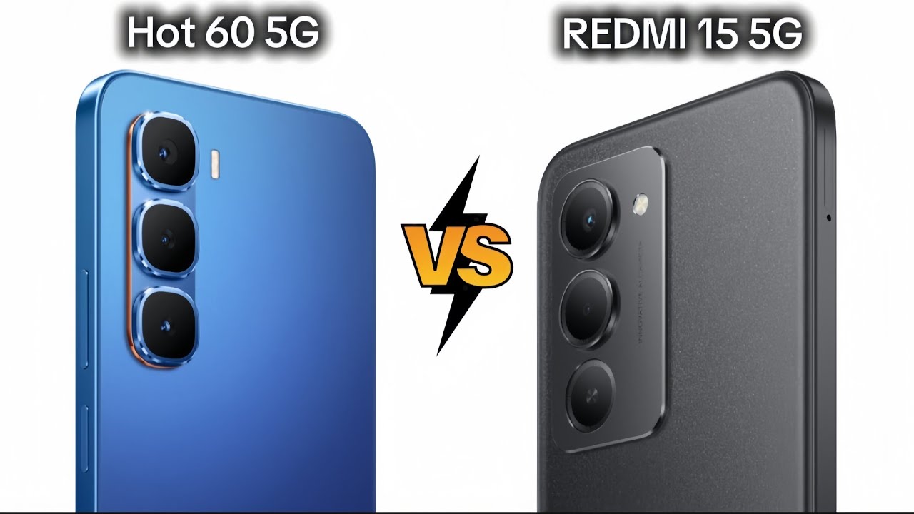 REDMI 15 5G vs INFINIX Hot 60 5G | Full comparison