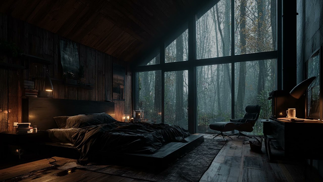 Peaceful Rain Sounds and Piano | Soothing Music for Deep Sleep and Stress Relief