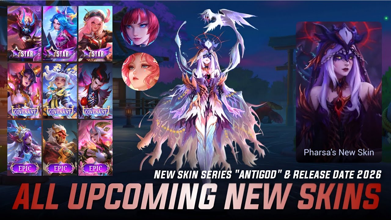 MOBILE LEGENDS ALL UPCOMNG SKIN - RELEASE DATE & MLBB UPCOMING SKIN SERIES | ML LEAKS