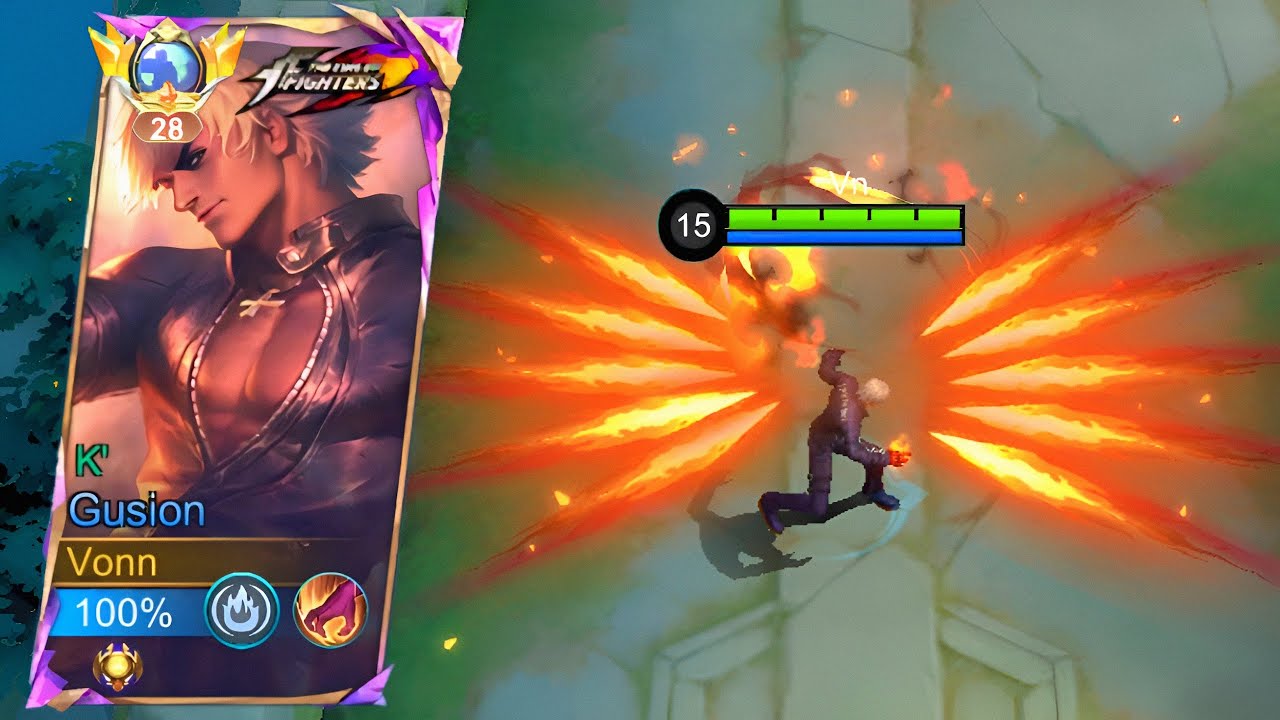 GUSION KOF SKIN IS BACK! SATISFYING ULTRA FAST MOVEMENTS! ( BEST GUSION SKIN?! )