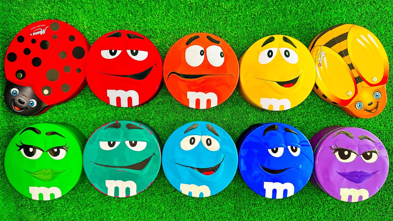 Satisfying Video | Amazing Unboxing Vibrant M&M'S and Yummy Munz Candy From Mystery Boxes ASMR