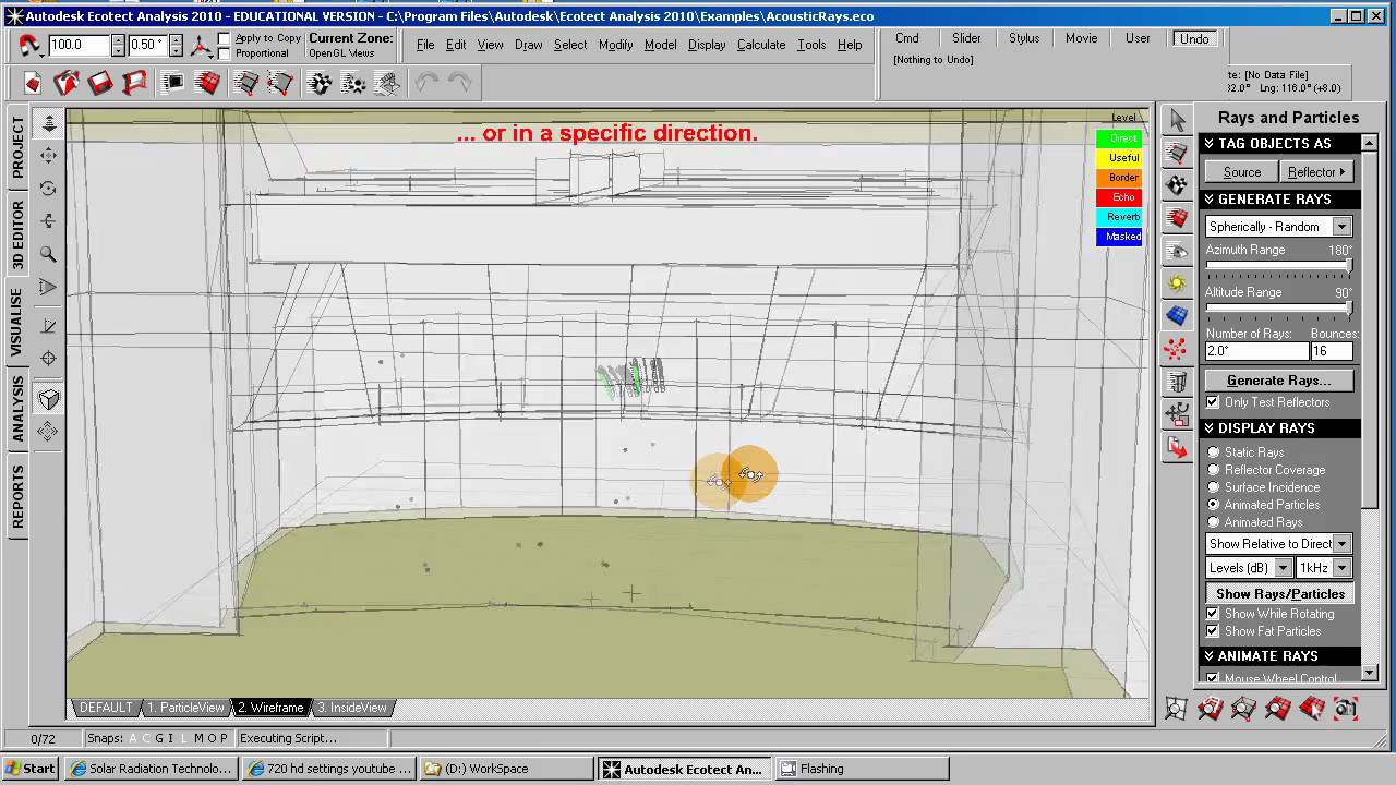 Ecotect Acoustics