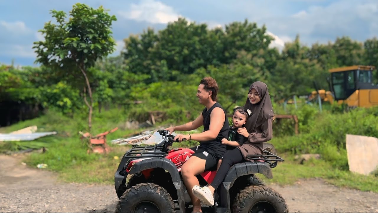 PERTAMA KALI PIANA PIANO NAIK MOBIL ATV😍