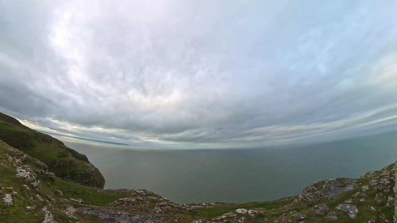 Driving over the Great Orme - North Wales