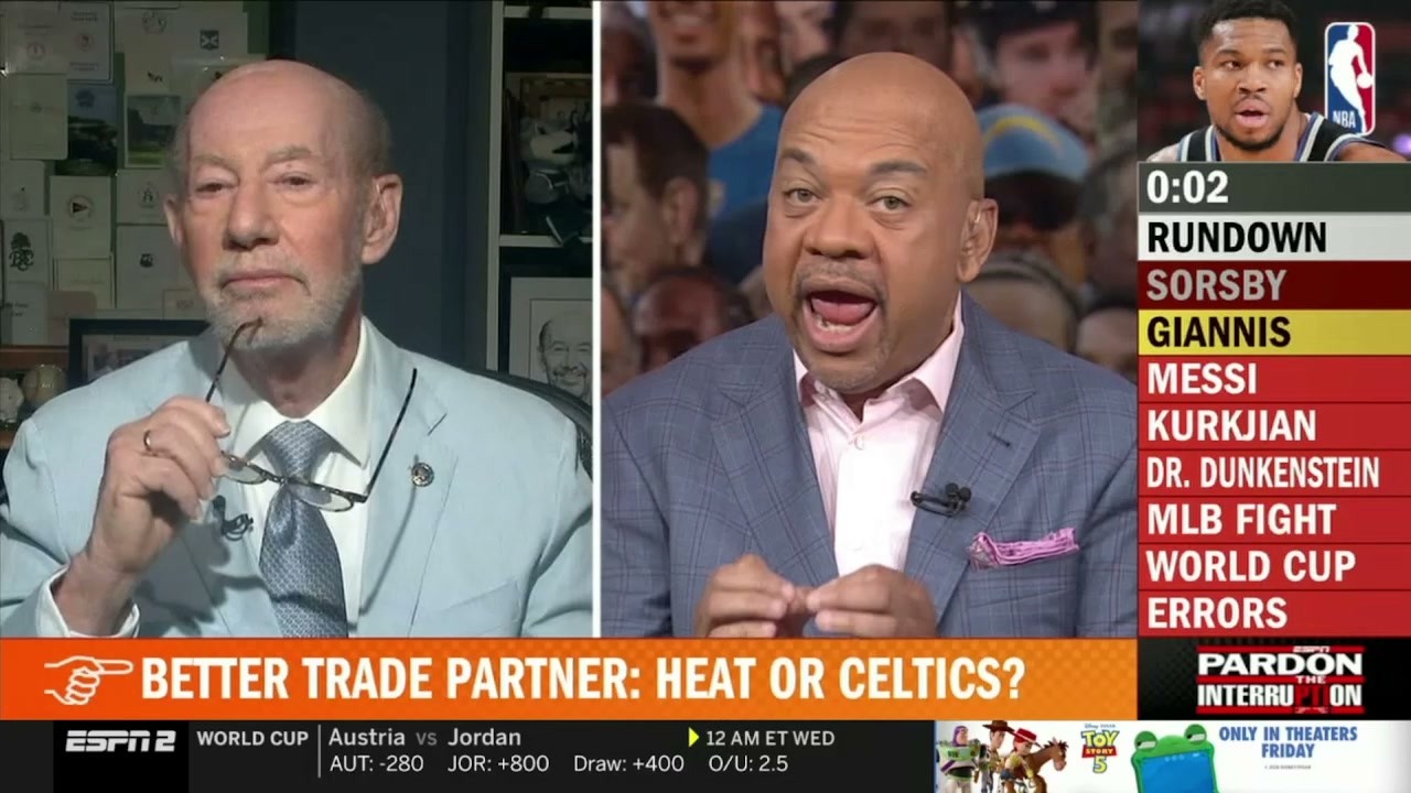 Pardon The Interruption | Wilbon on Giannis BLOCKBUSTER TRADE: Heat or Celtics? Knick can repeat?