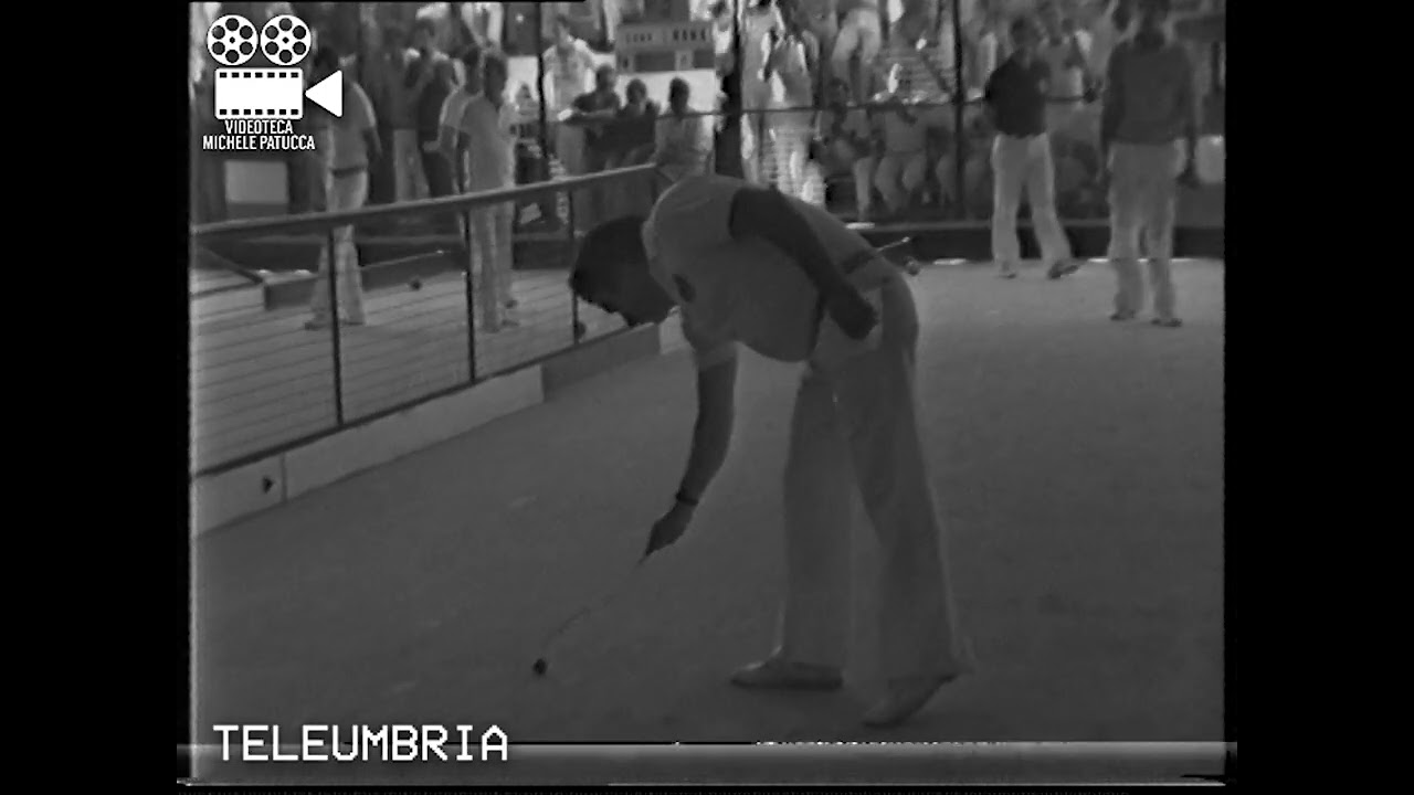 Campionato Italiano di Bocce - finale singolo Città Di Castello | Teleumbria (3-9-1979)