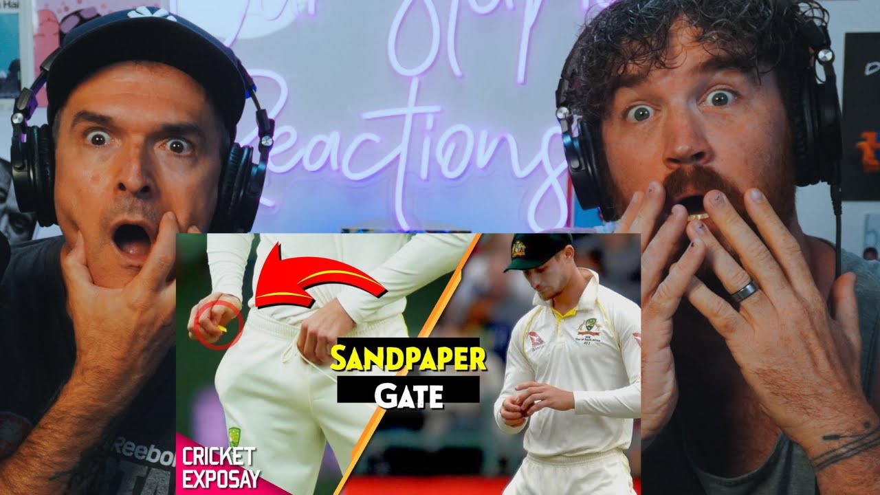 Sandpaper Incident (Sandpapergate) by Australian team #cricket  REACTION!!