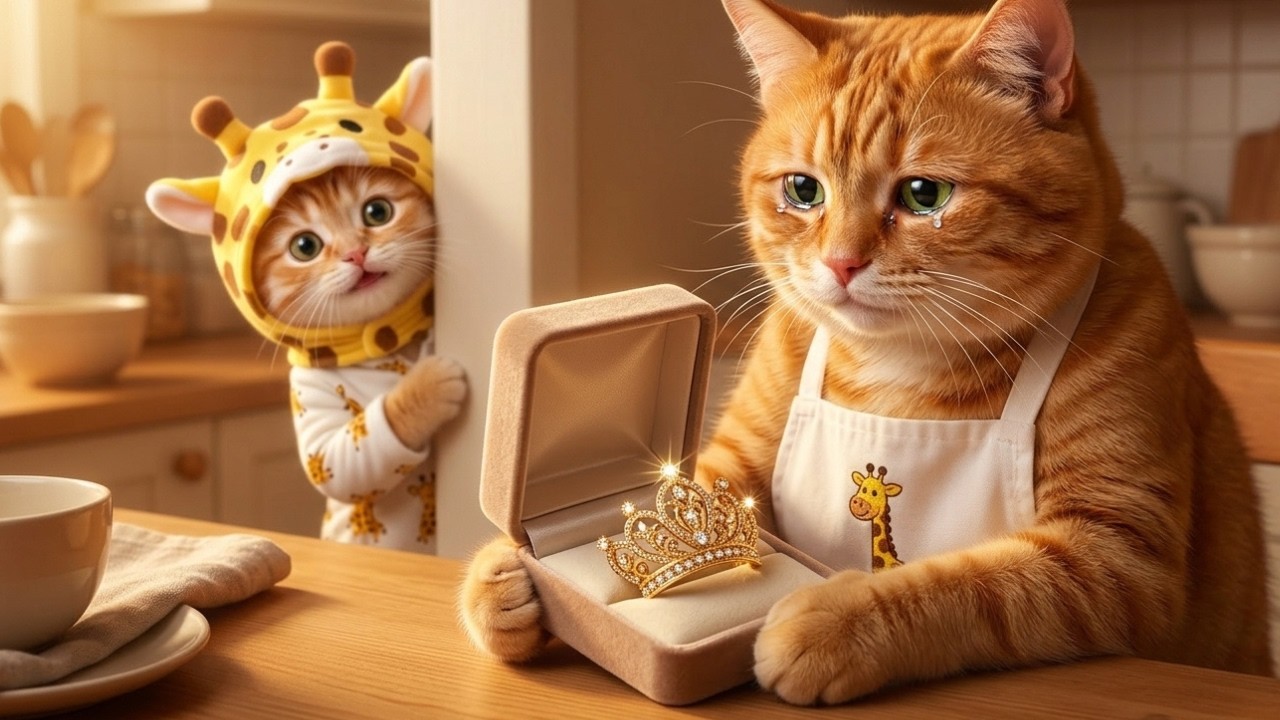 Ginger’s Secret Job to Buy Mama Cat a Surprise Birthday Gift 🎁🐱